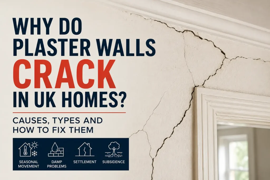 why do plaster walls crack